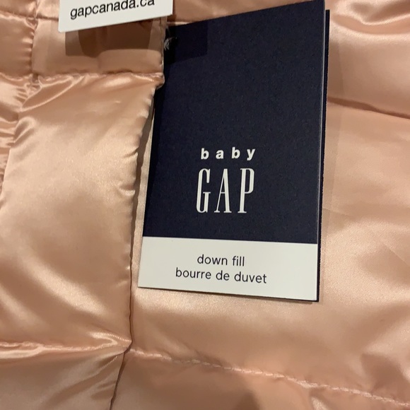 Gap Toddler down filled Long Puffer Pink NEW 2T - Picture 5 of 7